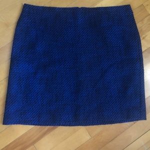 Loft Blue Miniskirt